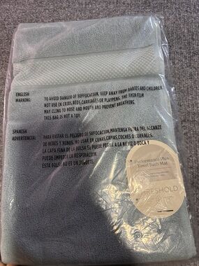 Threshold Performance Plus Towel Bath Mat - Pale Blue